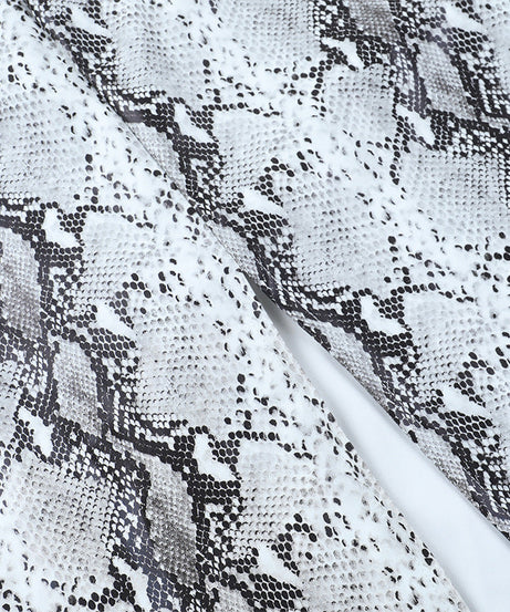 Wildly Chic: Snakeskin V-Neck Cami Bodycon Maxi Dress – Your Fall & Holiday Party Statement