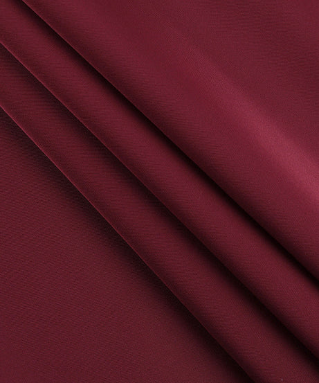 Elegant Wine Red Satin Maxi Dress | High Slit & Criss-Cross Back - Holiday & Evening Glamour