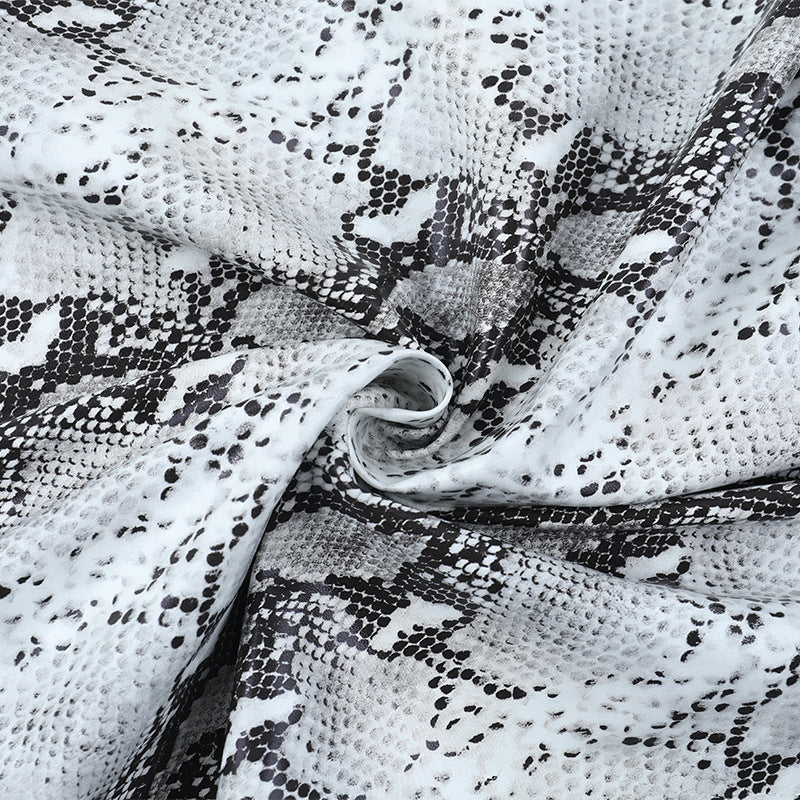 Wildly Chic: Snakeskin V-Neck Cami Bodycon Maxi Dress – Your Fall & Holiday Party Statement