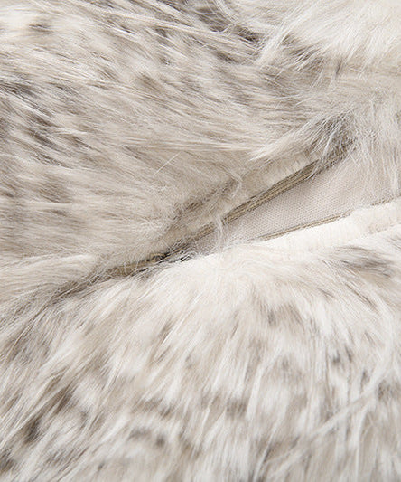 Unleash Your Wild Side: Fluffy Faux Fur Mini Skirt - Edgy Winter Style & Holiday Party Ready