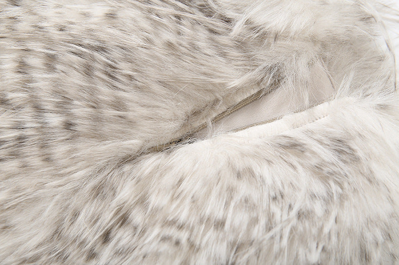 Unleash Your Wild Side: Fluffy Faux Fur Mini Skirt - Edgy Winter Style & Holiday Party Ready