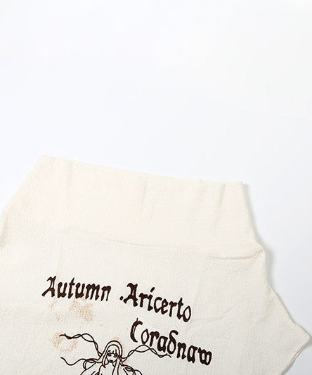 Off shoulder abstract ruched top