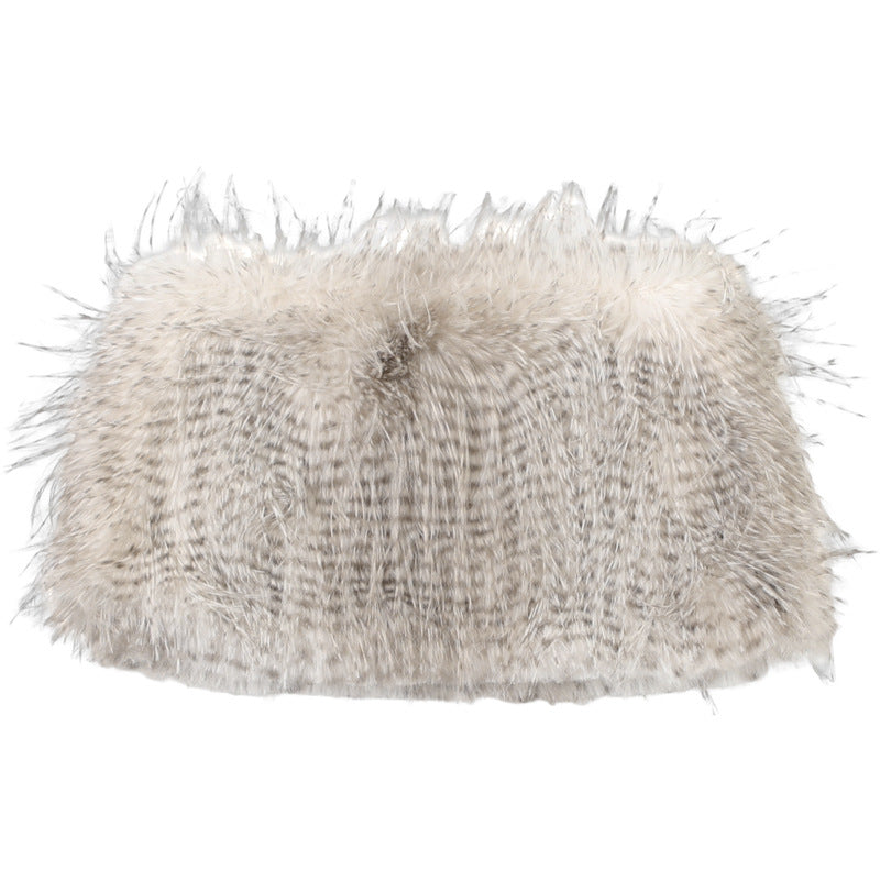 Unleash Your Wild Side: Fluffy Faux Fur Mini Skirt - Edgy Winter Style & Holiday Party Ready
