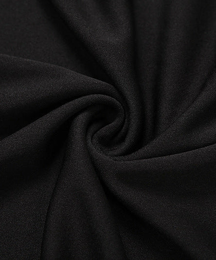 Midnight Glamour Beaded V-Neck Maxi Dress with Gold Chain Belt – Holiday & New Year's Eve Perfect