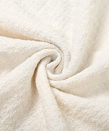 Off shoulder abstract ruched top