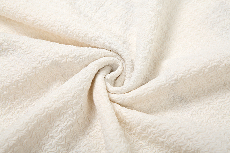 Off shoulder abstract ruched top