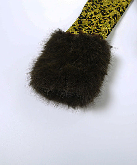 Dazzling Leopard Faux Fur Mini Skirt Set: Your Ultimate Holiday Party & NYE Glam Look