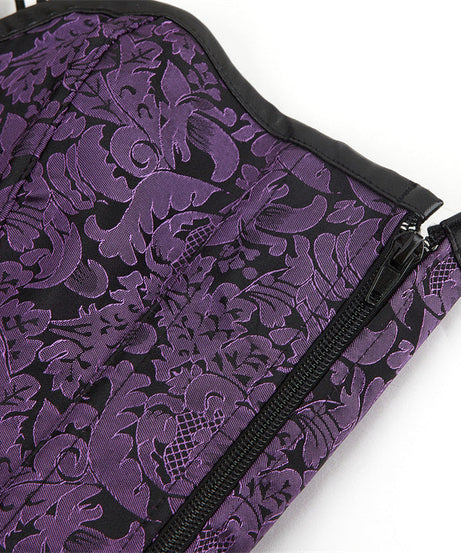 Siren Red Gothic Halter Corset Top with O-Ring & Cage Straps - Edgy Fall & Winter Glamour