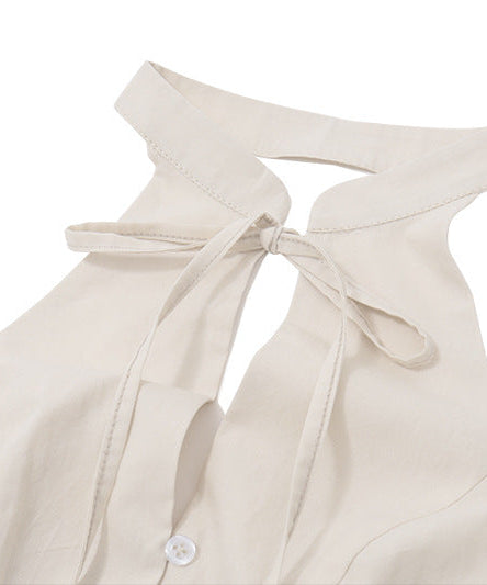 Chic Halter Button-Front Vest Top - Elevate Your Fall & Holiday Style