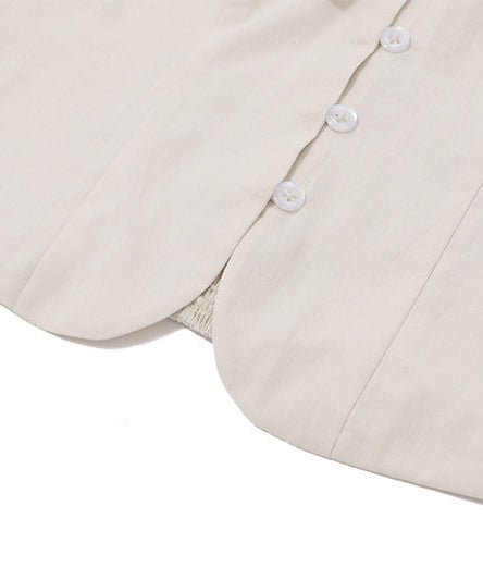 Chic Halter Button-Front Vest Top - Elevate Your Fall & Holiday Style