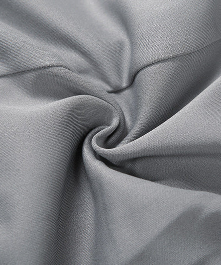 Chic Gray Ruched Blazer Mini Dress | Your Go-To for Holiday Parties & Winter Style