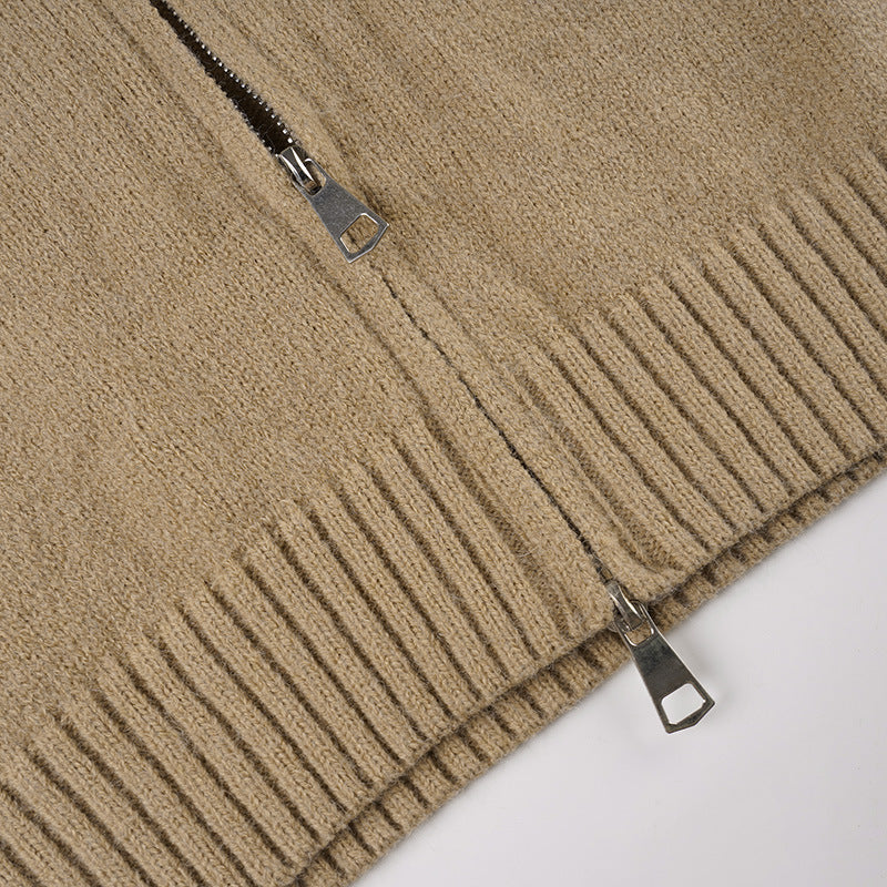 Cozy Chic Faux Fur Hooded Zip-Up Cardigan – Your Essential Fall & Winter Comfort Layer