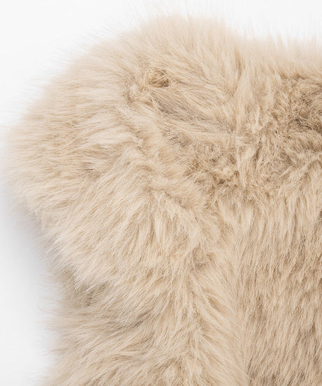 Chic Faux Fur Cropped Bolero Shrug with Buckle Detail – Holiday & Winter Party Ready