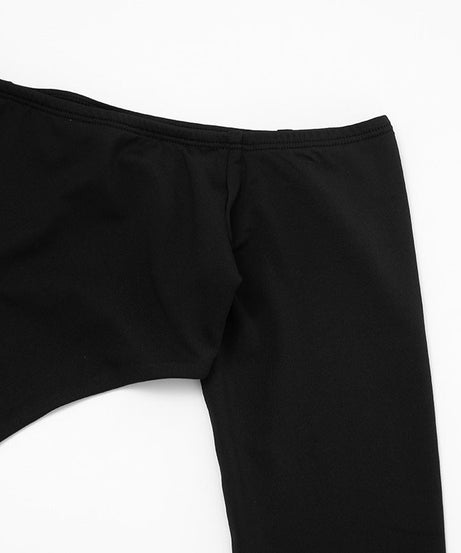 Sultry Off-Shoulder Cut-Out Jumpsuit with Sheer Legs | Holiday & NYE Statement