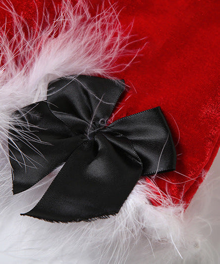 Glamorous Black Velvet & Faux Fur Bustier Top | Sweetheart Holiday Party Essential for Women