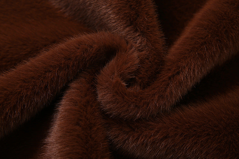 Elevated Plush Faux Fur Sleeveless Turtleneck Top | Cozy Chic for Fall & Holiday Style