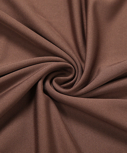 Autumn's Allure: Keyhole Ruched Chocolate Maxi Dress | Fall & Holiday Elegance