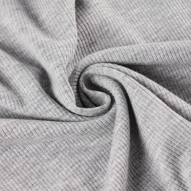 Cozy Chic Gray Ribbed Turtleneck Backless Mini Dress – Your Fall & Holiday Go-To