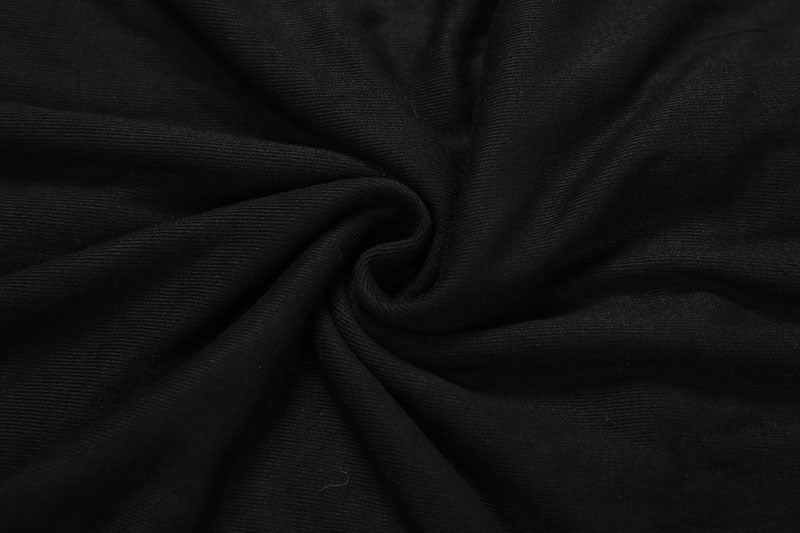 Fall '25 Chic: Black Draped Off-Shoulder Long Sleeve Top | Modern Allure