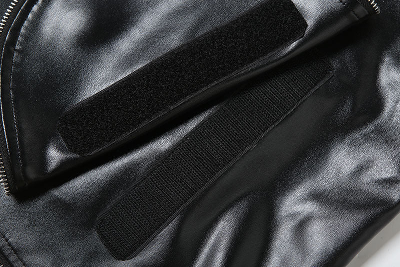 Sleek & Edgy Asymmetrical Zipper Faux Leather Mini Skirt - Fall's Must-Have Night Out Look