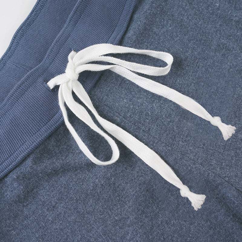 Self-Love Style: 'LOVE ME' Wide-Leg Drawstring Lounge Pants for Fall/Winter