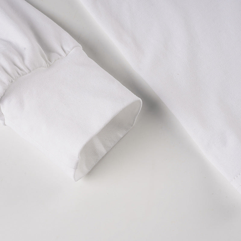 Soft & Stylish: Women's Deep V-Neck 100% Cotton Long Sleeve Top – Your Fall & Holiday Essential