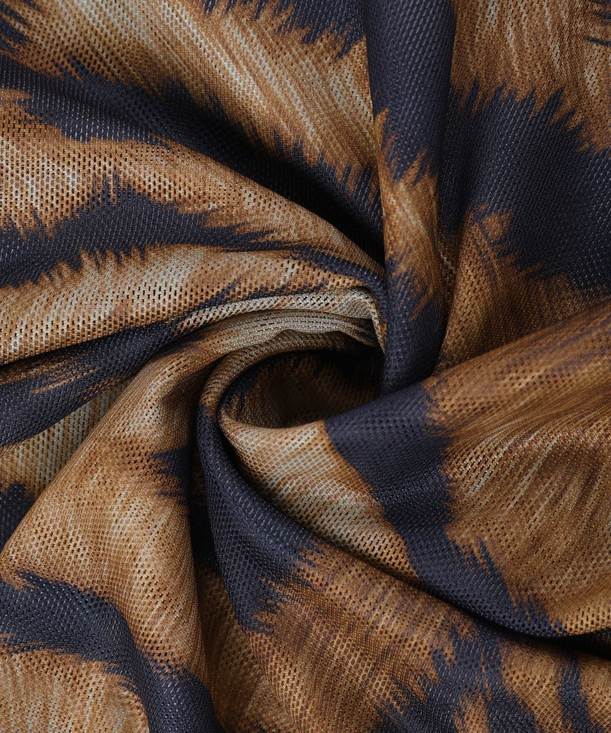 Fierce & Chic Tiger Print Cowl Neck Self-Tie Top | Fall & Holiday Statement