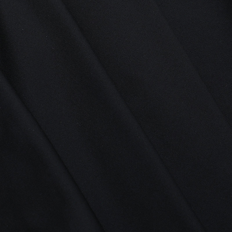 Dramatic Gothic Witchy Black Off-Shoulder Maxi Dress - Enchanting Bell Sleeves for Halloween & Fall Evenings