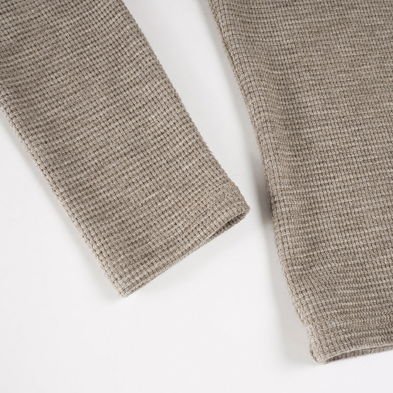 Effortless Fall Chic: Cozy Ribbed Knit Off-the-Shoulder Top for Women