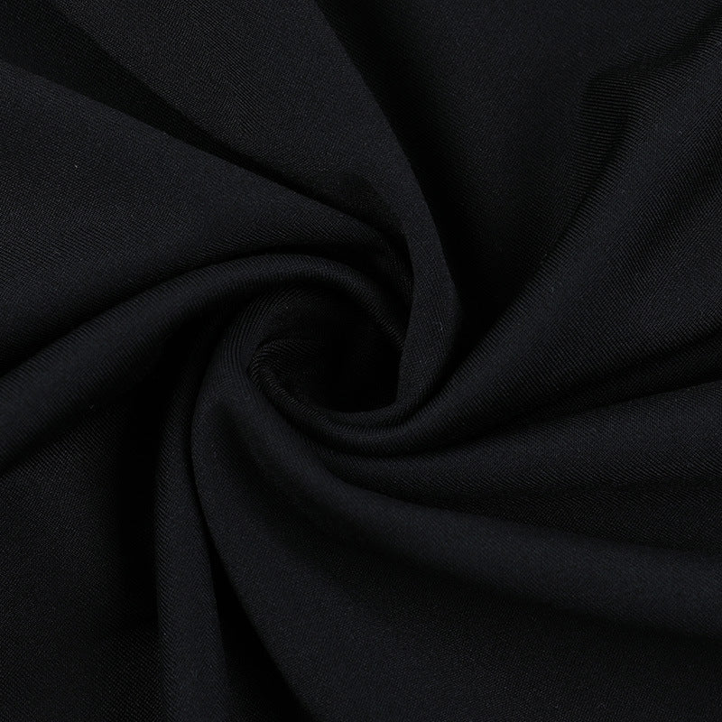 Dramatic Gothic Witchy Black Off-Shoulder Maxi Dress - Enchanting Bell Sleeves for Halloween & Fall Evenings