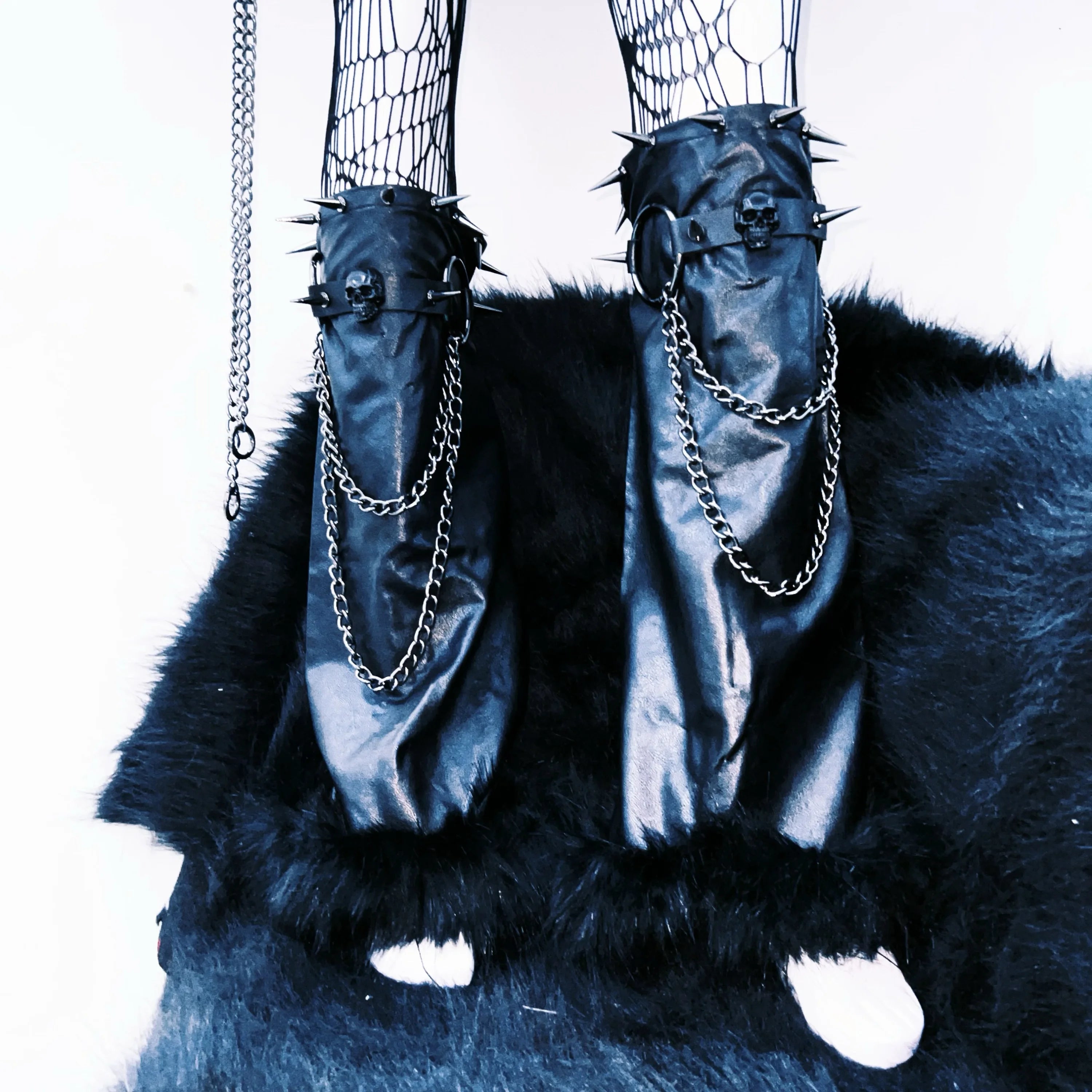 Spiked & Sheer Gothic Crop Top: Edgy Halloween & Fall Night Out Essential for American Women