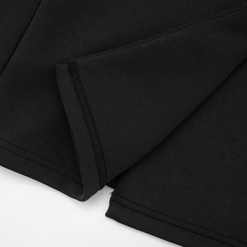 Chic Black Double-Breasted Blazer Mini Dress - Fall & Holiday Party Ready