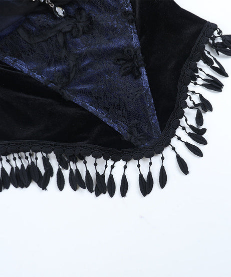 Enchanting Gothic Victorian High-Low Corset Dress - Halloween & Fall Party Gown