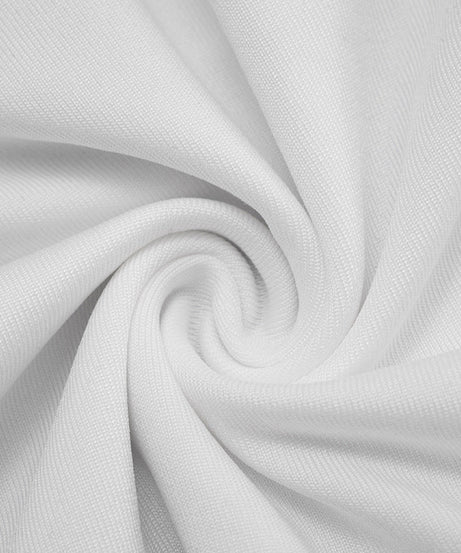 Sleek & Sexy White Plunge V-Neck Ruched Mini Dress - Long Sleeve Bodycon for Fall Parties & Holiday Nights