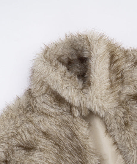 Plush Faux Fur Bolero Shrug with Chic Buckle - Elevate Your Fall & Holiday Glam Style