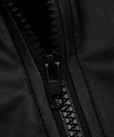 Unleash Your Edge: Sleek Faux Leather Cut-Out Crop Top - Mock Neck Zip-Up Long Sleeve for Fall & Holiday Parties