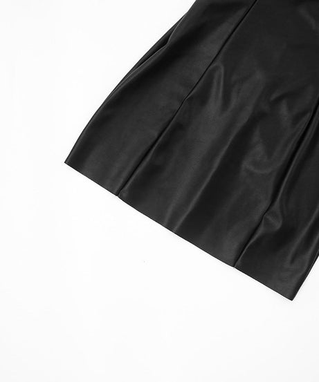 Sleek Black Faux Leather Bodycon Mini Dress - Your Go-To for Fall Parties & Holiday Glam