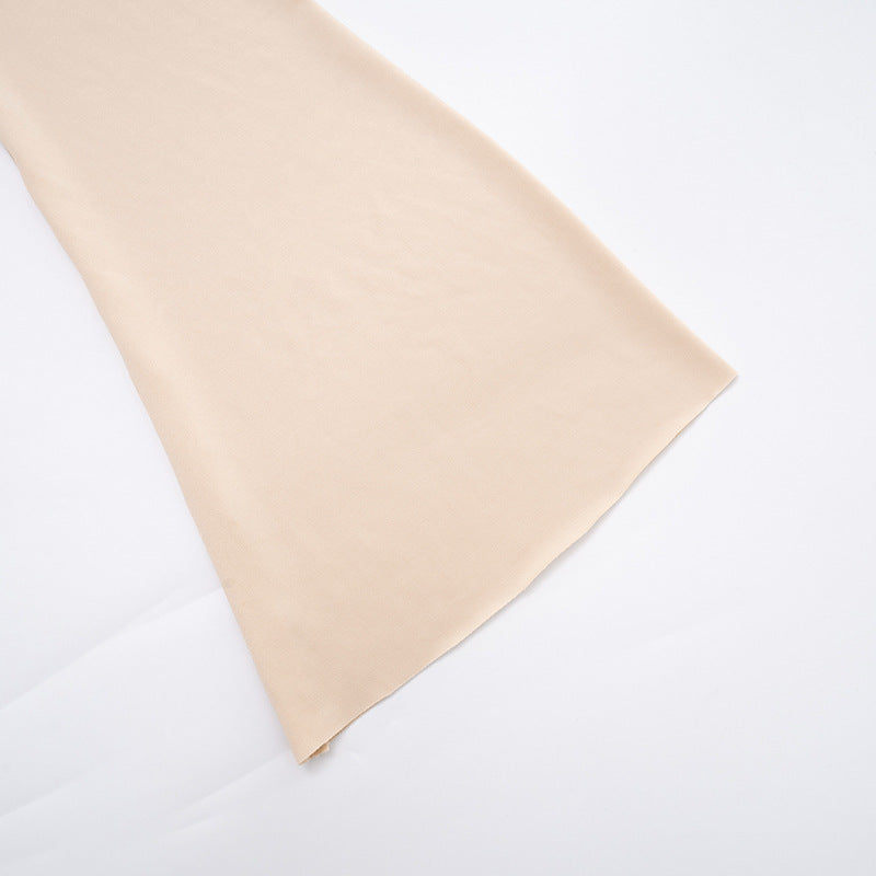 The Cozy Chic Nude Long Sleeve Mini Dress | Flattering Bodycon Fit - Your Fall & Winter Essential