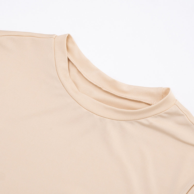 The Cozy Chic Nude Long Sleeve Mini Dress | Flattering Bodycon Fit - Your Fall & Winter Essential