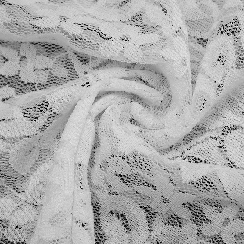 Enchanting White Lace Deep V Ruffle Mini Dress – Your Ethereal Pick for Halloween & Holiday Glam