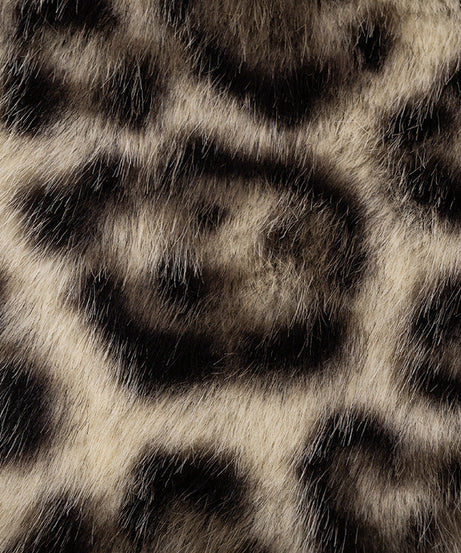 Fall/Winter Glam: Leopard Faux Fur Tube Top & Mini Skirt Set