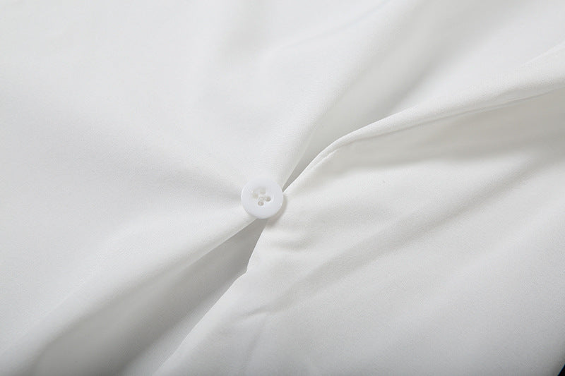 Asymmetrical Draped One-Shoulder Blouse | Effortless Fall & Holiday Glam