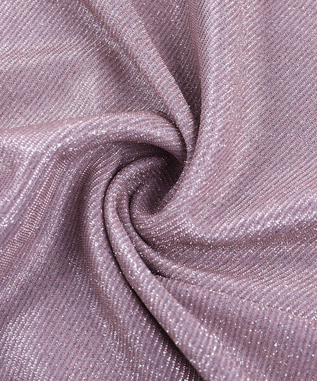 Shimmering Lavender Ruched Slit Maxi Dress - Holiday & NYE Glam