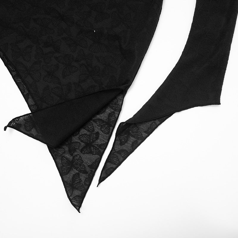 Sultry Black Butterfly One-Shoulder Mini Dress - Your Holiday Party & NYE Statement