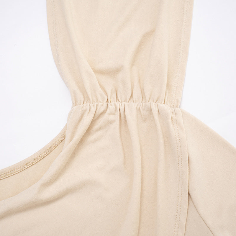 Chic Asymmetrical Drape Panel Top - Effortless Fall & Holiday Style