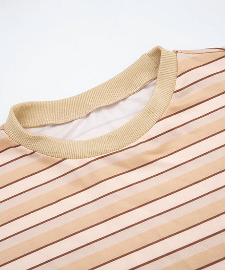 Cozy Chic Striped Lounge Set: Effortless Comfort for Fall & Holiday Seasons