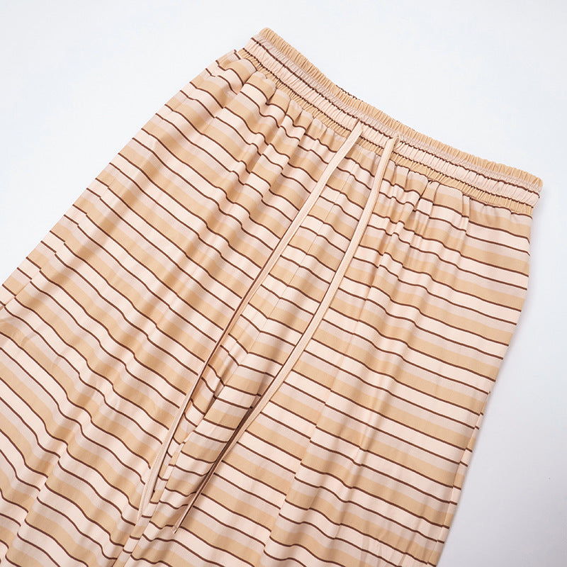 Cozy Chic Striped Lounge Set: Effortless Comfort for Fall & Holiday Seasons