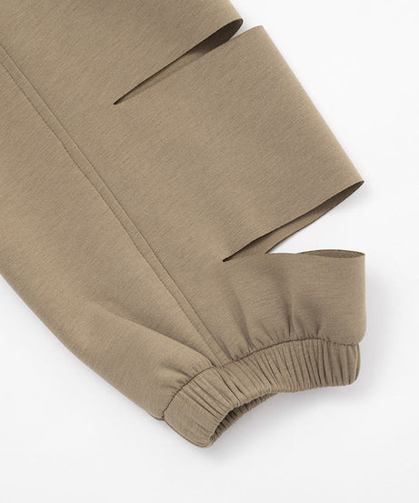 Chic Cut-Out Statement Sleeve Top & Mini Skirt Set - Effortless Fall/Winter Style