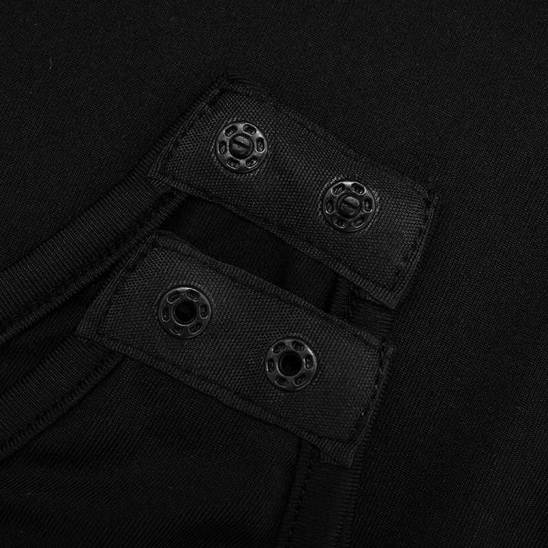 Chic Black Faux Fur Cuff Turtleneck Bodysuit | Holiday & Winter Luxe