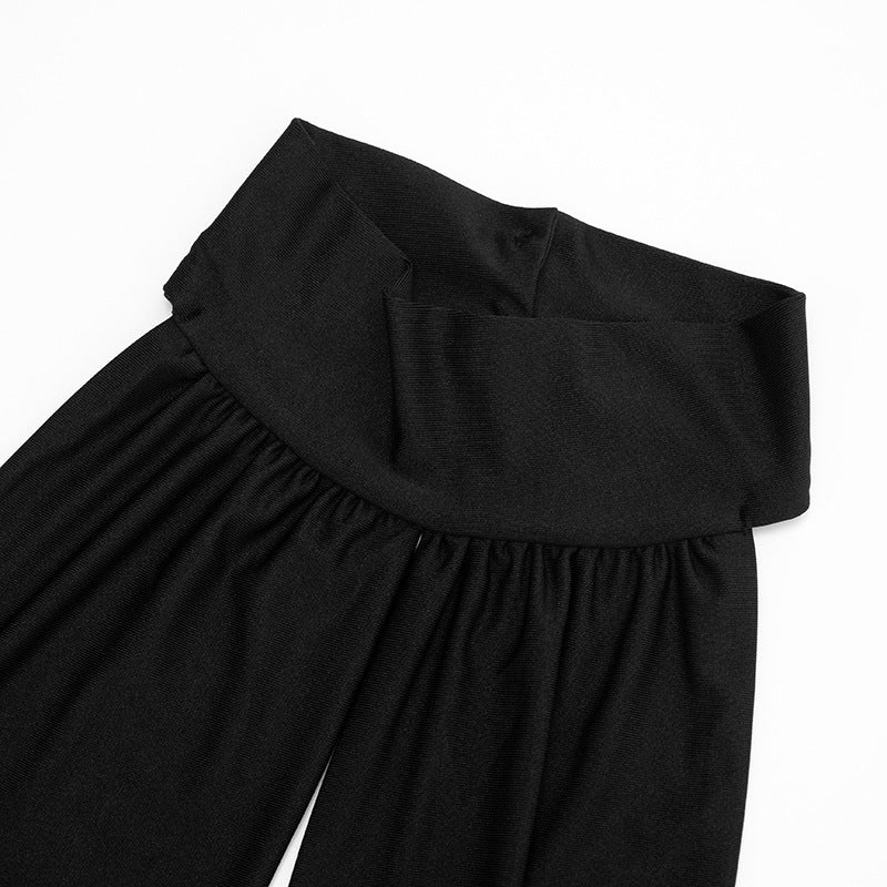 Head-Turning Black Halter Plunge Jumpsuit – Holiday Party & New Year's Eve Glam